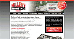 Desktop Screenshot of millersroofinginc.com